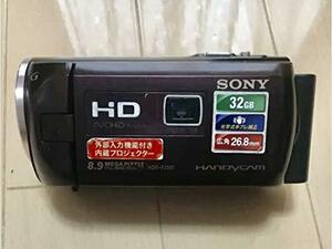 SONY デジタルHDビデオカメラレコーダー「HDR-PJ390」(ボルドーブラウン) H(中古品)