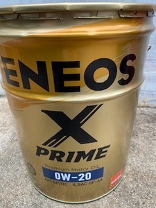 【送料込21,000円】１００％合成油 　ＥＮＥＯＳ Ｘ ＰＲＩＭＥ ＳＰ/ＲＣ ０W-２０