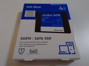 未開封新品　Western Digital WD Blue SA510 SATA SSD WDC-WDS400T3B0A　4TB
