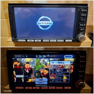 日産 純正HDDナビ Clarion 型式 NA7W-8112JP DVD再生 Bluetooth テレビ AUX CD録音