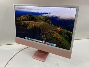 Apple iMac A2439 (24-inch, M1,2021) ピンク ジャンク品 [Dmc]
