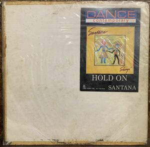 【JPN盤(Promo)/非売品/見本盤/1982年配布盤/12】Santana Hold On / CBS/Sony XDAP 93062 / 試聴検品済