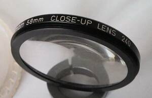 Canon キャノン　58㎜　CLOSE-UP LENS 240　クローズアップレンズ240