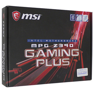 【中古】MSI製 ATXマザーボード MPG Z390 GAMING PLUS LGA1151 元箱あり [管理:1050011720]