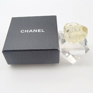 ◎シャネル CHANEL リング プラスチック/ ロゴマーク ココマーク 指輪 ヴィンテージ◎KI