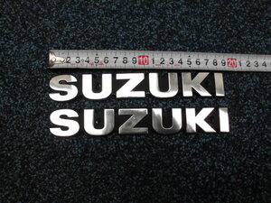 GS400 GSX400E スズキ suzuki 純正 タンクエンブレムセット シルバー GS550/750/1000