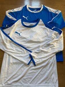 新品 正規品 プーマ サッカー/フットサル LIGAゲームシャツ 長袖 2枚セット 150cm 703668 ①