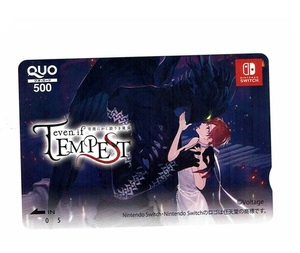 【未使用 　クオカード】　 Even if Tempest　QUOカード　任天堂スイッチ　クオカード