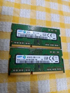 4GB×2枚 SAMSUNG 1R×8 PC3L-12800S 送料無料2