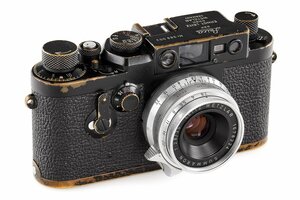 Leica /ライカ IIIgブラックペイントボデ+Summaron 35ｍｍｆ2.8シルバーレンズ #HK10484