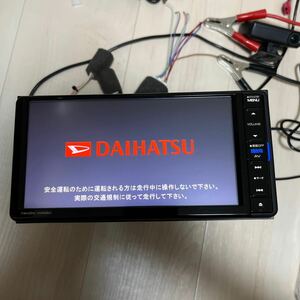 ダイハツ 純正 オプション メモリーナビ NMZK-W68D フルセグ Bluetooth DVD CD USB （KENWOOD）　地図データ2020年　ドライブレコーダー付