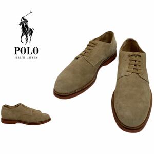 POLO RALPH LAUREN ポロ ラルフローレン CARTLAND-LU-OXF ダーティーバックス プレーントゥレザーシューズ ベージュ系 9D アーカイブ