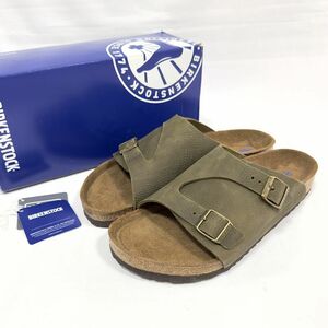 【未使用品】 BIRKENSTOCK ビルケンシュトック ZURICH SFB チューリッヒ ソフトフットベッド / 43 28cm / STEER KHAKI カーキ サンダル