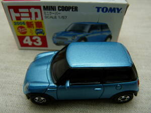トミカ 赤箱 43 BMWミニクーパー 　TOMICA Red package　43　BMW MINI COOPER