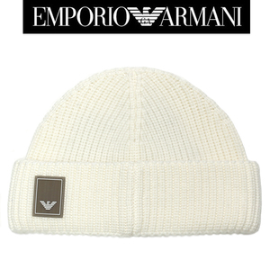 エンポリオ アルマーニ ニットキャップ 帽子 ニット帽 EMPORIO ARMANI 627857 3F855 00010 新品
