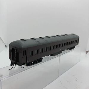 HOゲージ スハフ2 鉄道模型 旧型客車 メーカー不明 茶色 1円〜