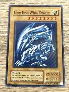 美品 遊戯王 カード Blue-Eyes White Dragon 青眼の白龍 ブルーアイズ ホワイトドラゴン 英語版 海外版 ノーマル KA-05