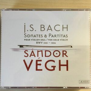 【仏AUVIDIS 】ヴェーグ★バッハ：無伴奏ヴァイオリン・ソナタ＆パルティータ全曲 (2CD)
