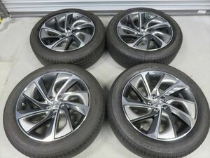 レクサス RX450 RX300 235/55R20 LEXUS 純正オプション ブリヂストン デューラー 8J +30 PCD114.3 5穴 空気圧センサー セレクタブルカラー