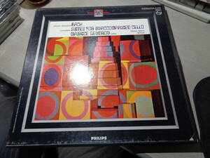 モーリス・ジャンドロンのバッハ無伴奏チェロ,MAURICE GENDRON/BACH:SUITES FOR UNACCOMPANIED CELLO(USA/PHILIPS:PHC 3-010 3LP BOX SET