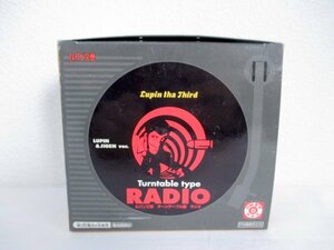 その2 デッドストック 未開封 ルパン三世 ターンテーブル型 ラジオ RADIO バンプレスト