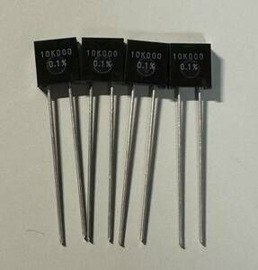 VISHAY foil resistor S102C 4個 10kΩスピーカーステレオ電子部品デバイス箔抵抗ハーメチック真空管無誘導音響サウンドアンプ