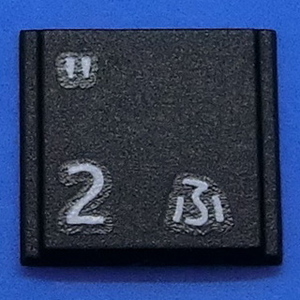キーボード キートップ 2 ふ 黒段 パソコン 富士通 FMV LIFEBOOK ライフブック ボタン スイッチ PC部品