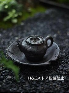 職人手作り 陶器 煎茶道具 茶壺 茶壷 急須 茶器 茶道具 容量：110ML