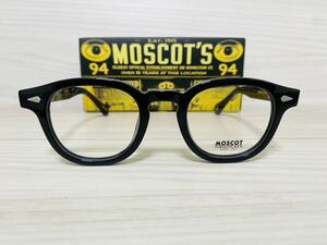 MOSCOT モスコット★レムトッシュ★メガネフレーム★LEMTOSH★伊達眼鏡 ウェリントン 黒縁 セルフレーム 未使用 美品