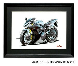 イラスト YZF-R1（銀）