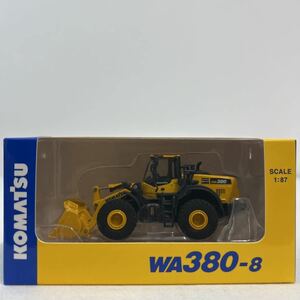 非売品 コマツ オリジナルミニチュア 1/87 ホイールローダー WA380-8 Wheel Loader KOMATSU 株主優待 小松製作所 ミニカー