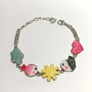 TARATATA タラタタ◆Bracelet Taraboum Fish & Bird ブレスレット◆魚と鳥のモチーフ