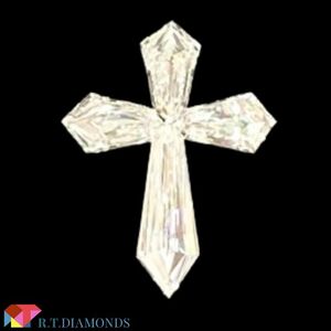 CROSS 十字架形ダイヤモンドセット 0.653ct 4PC/RT1438/CGL