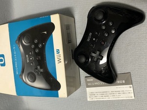 WiiU Pro コントローラ　箱説　ブラック　 プロコン　WUP-005 