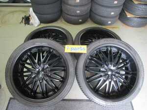 ヴェロシティ　VW830　300Cで使用　265/35R22　22インチ　4本セット 9.5J　 5H120　114.3　越谷