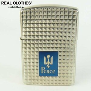 ZIPPO/ジッポー PEACE/ピース ARMOUR CASE/アーマー ケース ダイヤカット 07年製 /LPL