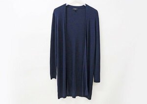 ◇美品【theory セオリー】ロングカーディガン ネイビー M