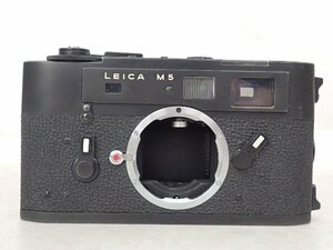 Leica レンジファインダーカメラ M5 ボディ ブラック ライカ ▽ 6DF29-2