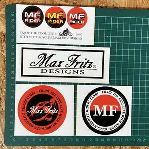 Max Fritz マックス フリッツ 4枚 STICKER ステッカー シール .