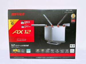 【新品・未開封品】Buffalo AirStation 次世代 Wi-Fiルーター フラッグシップモデル WXR-6000AX12S 無線ルーター/ルーター/無線LAN