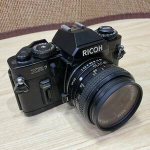 1995◆RICHO リコー XR7 RIKENON 1:2 50mm レンズ 52φ フィルムカメラ 動作未確認 ジャンク扱い