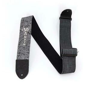 Martin DENIM STRAP SCROLL-AND-LEAF PATTERN 18A0109