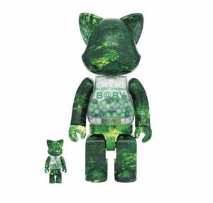 Be@rbrick MY FIRST NY@BRICK B@BY 100% & 400% FOREST GREEN Ver.ベアブリック マイ ファスト ニャーブリック ベビー フォレスト グリーン