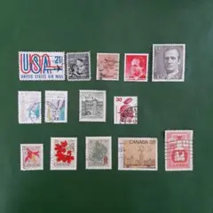 外国切手 14枚 西ドイツ ポルトガル など