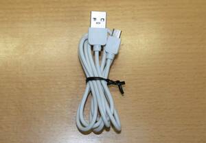 【中古品】USB.A to USB.microB ケーブル　1.0ｍ（コネクタ含む端から端まで103㎝）