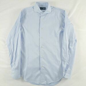 B3 鎌倉シャツ 長袖シャツ ドレスシャツ ワイシャツ　ライトブルー 日本製　SLIM FIT sメンズ　男性用