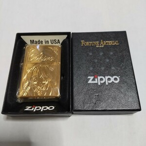 FORTUNE ARTERIAL 東儀白 ZIPPO ver2.gold limited ジッポー ライター オーガスト フォーチュンアテリアル 77個限定　C79グッズ　Zippo