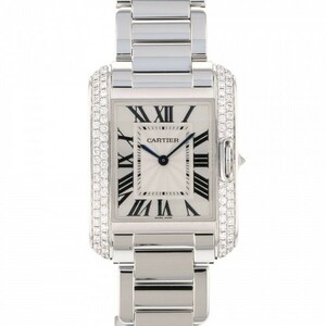 カルティエ Cartier タンク アングレーズ MM WT100028 シルバー文字盤 新品 腕時計 レディース