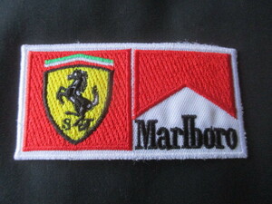 ■スクーデリア フェラーリ マールボロ ワッペン 新品 scuderia ferrari marlboro Patch 45mm x 90mm シューマッハ F1 送料84円定形郵便■