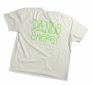 00s STUSSY ロゴ　tシャツ　2XLサイズ　ダンスエナジー